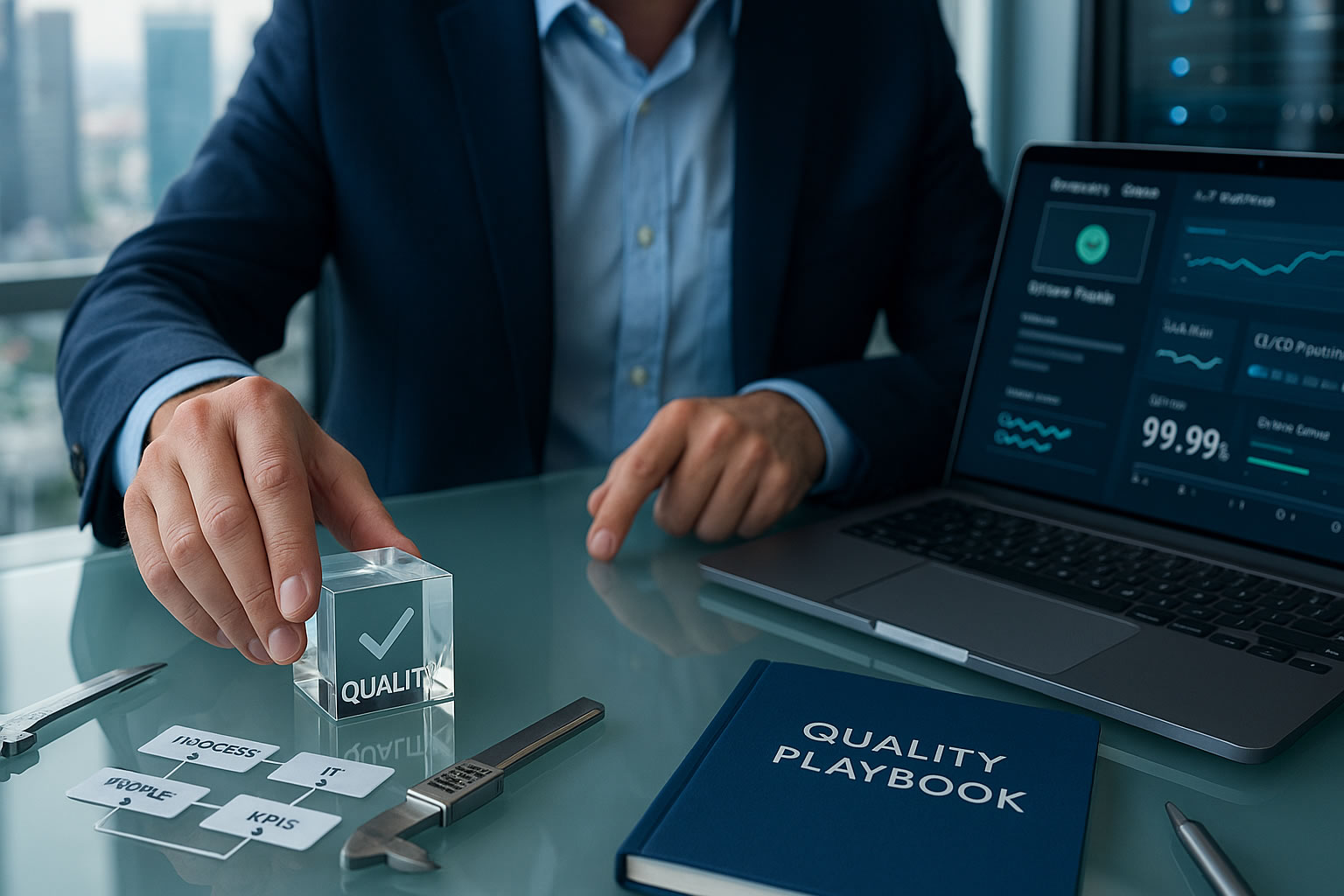 Qualitätsstandards und System-KPIs im Review – Uptime, Security, Monitoring.